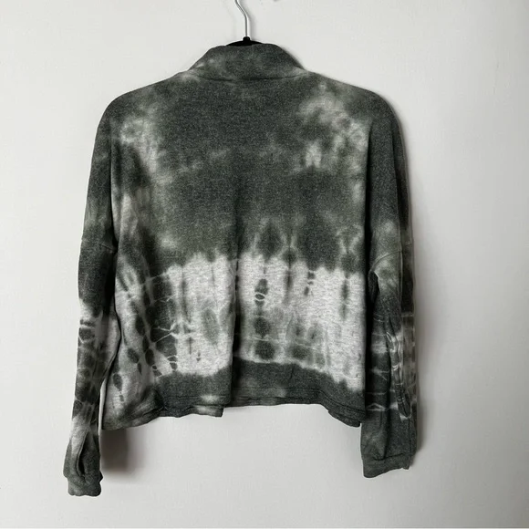 Anthropologie Dantelle Boxy Cropped Tie Dye Long Sleeve - Picture 5 of 9